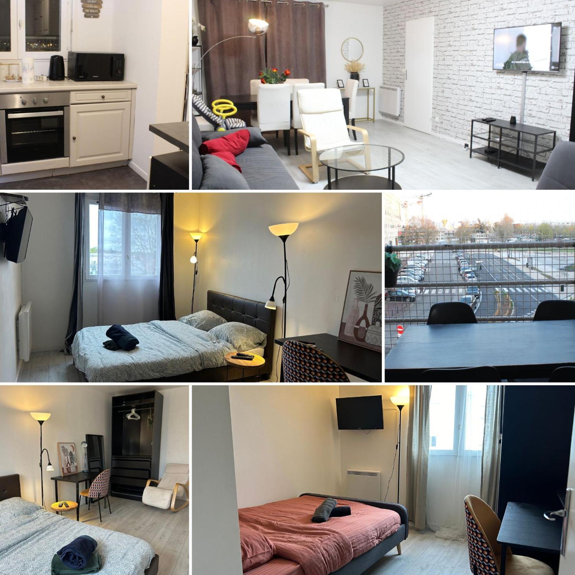 Appartement - Proche Rer - 2 Chambres & 4 Lits Double - Paris Orly Courcouronnes Екстериор снимка